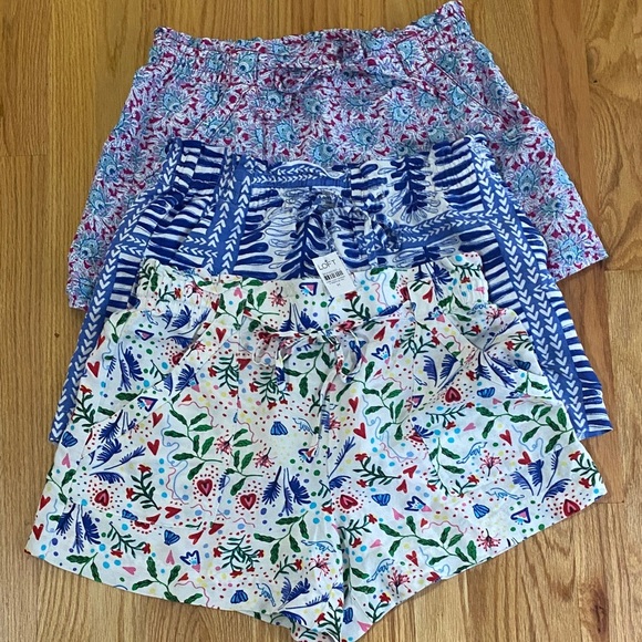 LOFT Pants - LOFT Floral and Striped Shorts bundle